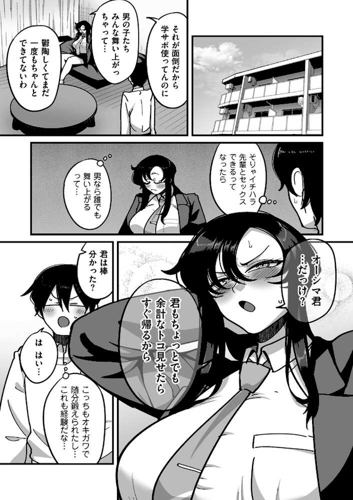 【RAWマンガ】学園サポ日記comix 第3話 学園一の美女 イチハラ先輩編｜山本善々 (p3)