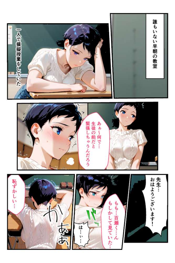 【RAWマンガ】快楽学園 どすけべ先生とハメ放題！15 〜教育実習生 松本京香〜｜あいがす (p5)