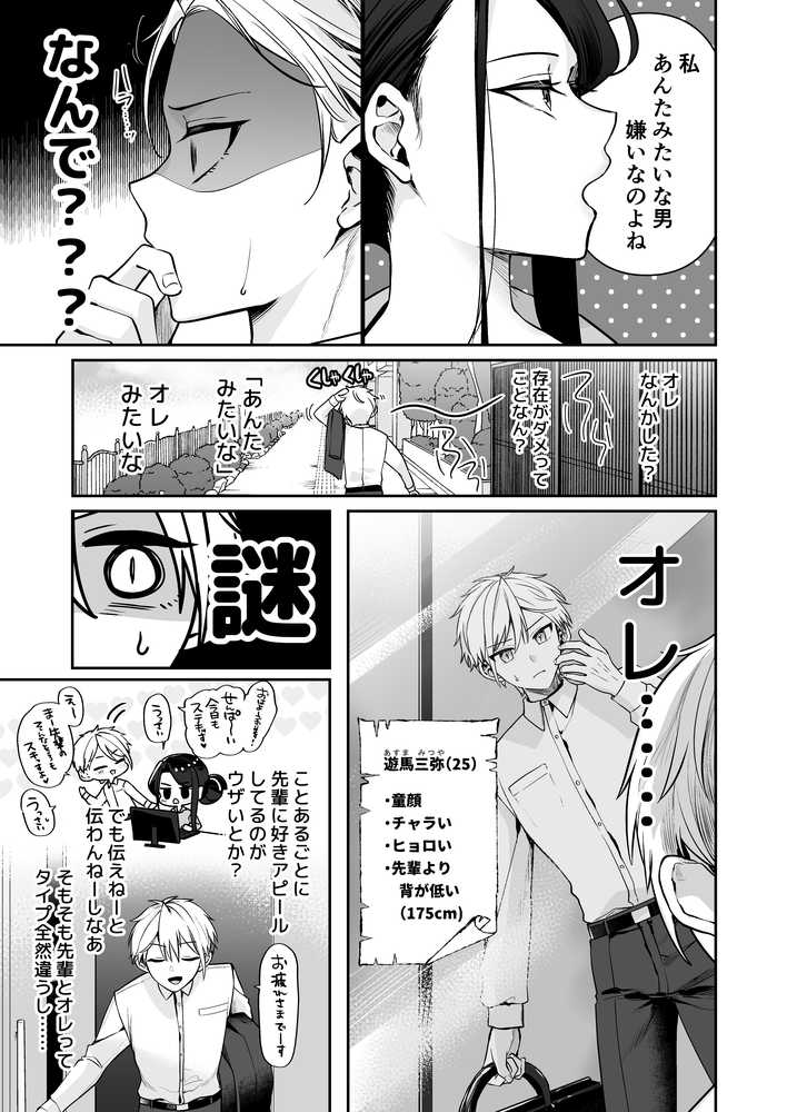 【RAWマンガ】デカ女上司と元チャラ男の後輩くん ＃1｜まろ茶庵 (p6)