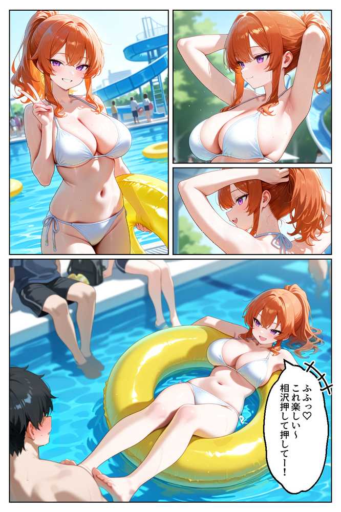 【RAWマンガ】家出してきたクラスの人気ギャルが彼女になったらウォーターパークで何度も中出しHさせてくれた話｜イチャラブ堂 (p13)