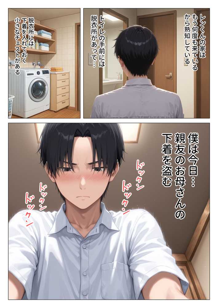 【RAWマンガ】美巨乳黒ギャル人妻のむちむち濃厚甘サド生H 〜憧れの親友ママに筆おろししてもらう話〜｜人妻が薫る部屋 (p6)