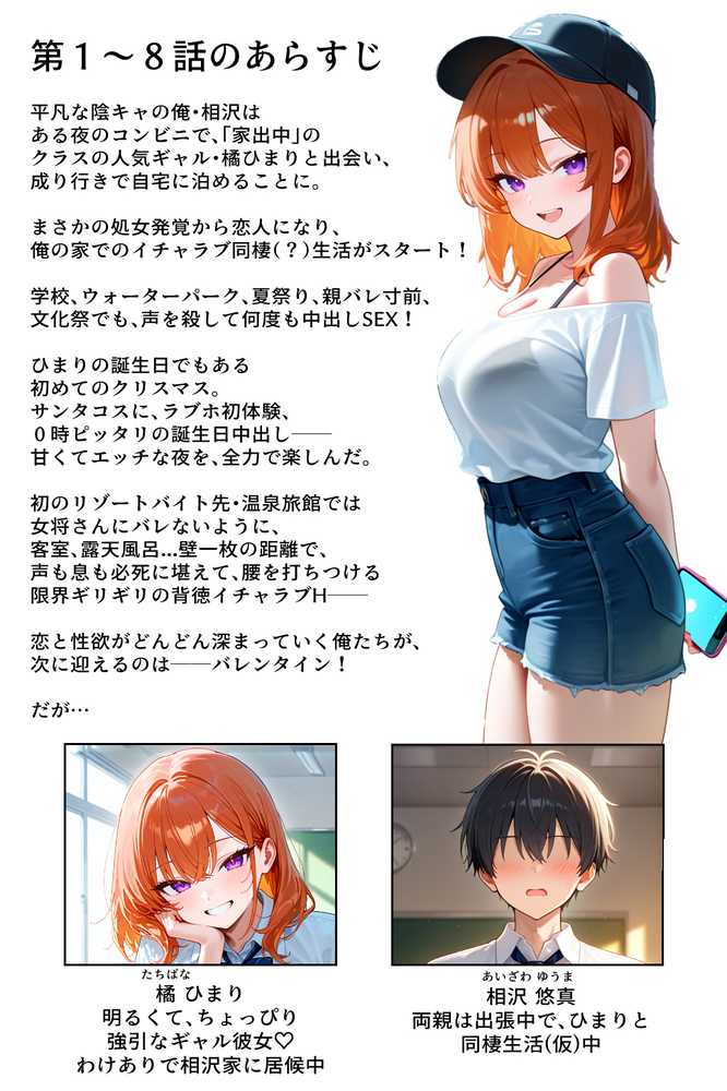 【RAWマンガ】家出してきたクラスの人気ギャルが彼女になったらバレンタインに何度も中出しHさせてくれた話｜イチャラブ堂 (p1)