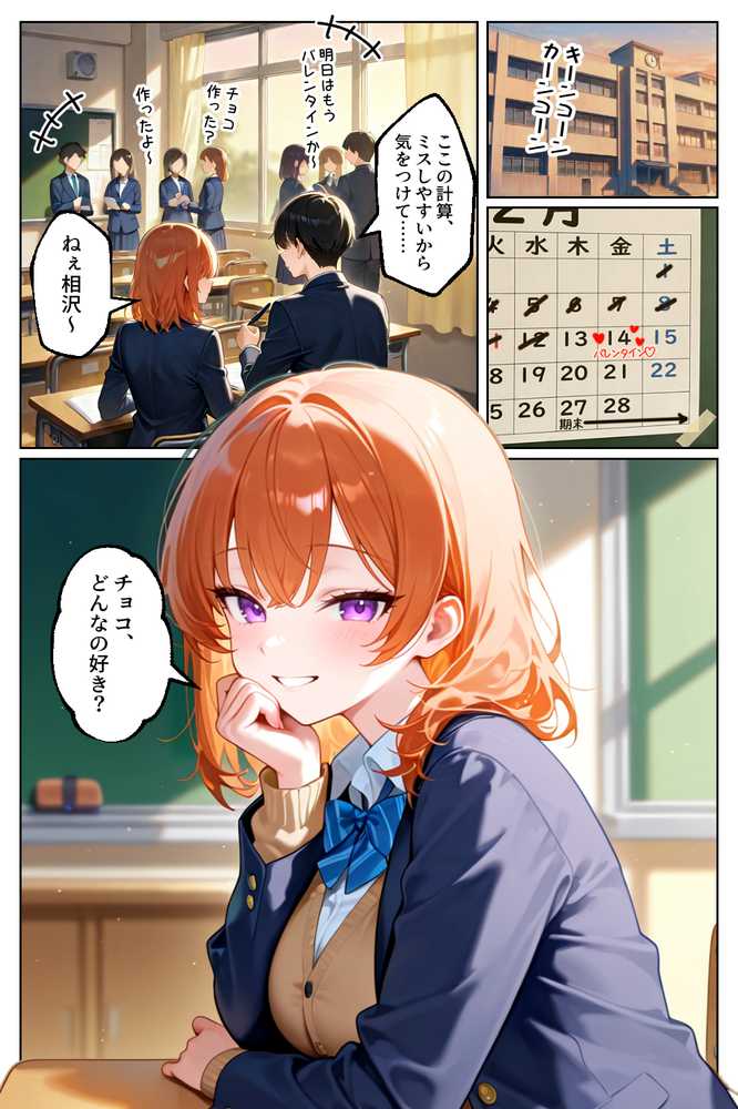 【RAWマンガ】家出してきたクラスの人気ギャルが彼女になったらバレンタインに何度も中出しHさせてくれた話｜イチャラブ堂 (p2)