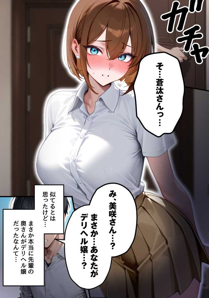 【RAWマンガ】【人妻デリヘルNTR】デリヘル呼んだら先輩の妻が来た〜FXにハマった貞淑妻が堕ちるまで〜｜あまくち工房 (p26)