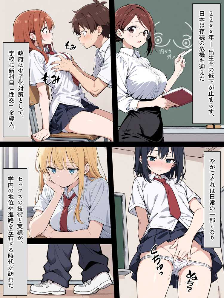 陰キャ転校生はセックス最強 - クラス代表の座を奪われた私 -