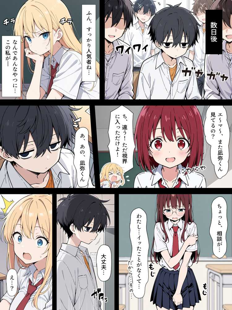 陰キャ転校生はセックス最強 - クラス代表の座を奪われた私 -