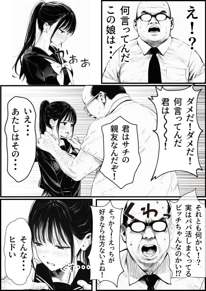 【RAWマンガ】セックスしないと出られない部屋に娘の親友と閉じ込められたんだが・・・|竿役が種付けおじさんじゃないとヌケないんだが・・・ (p6)