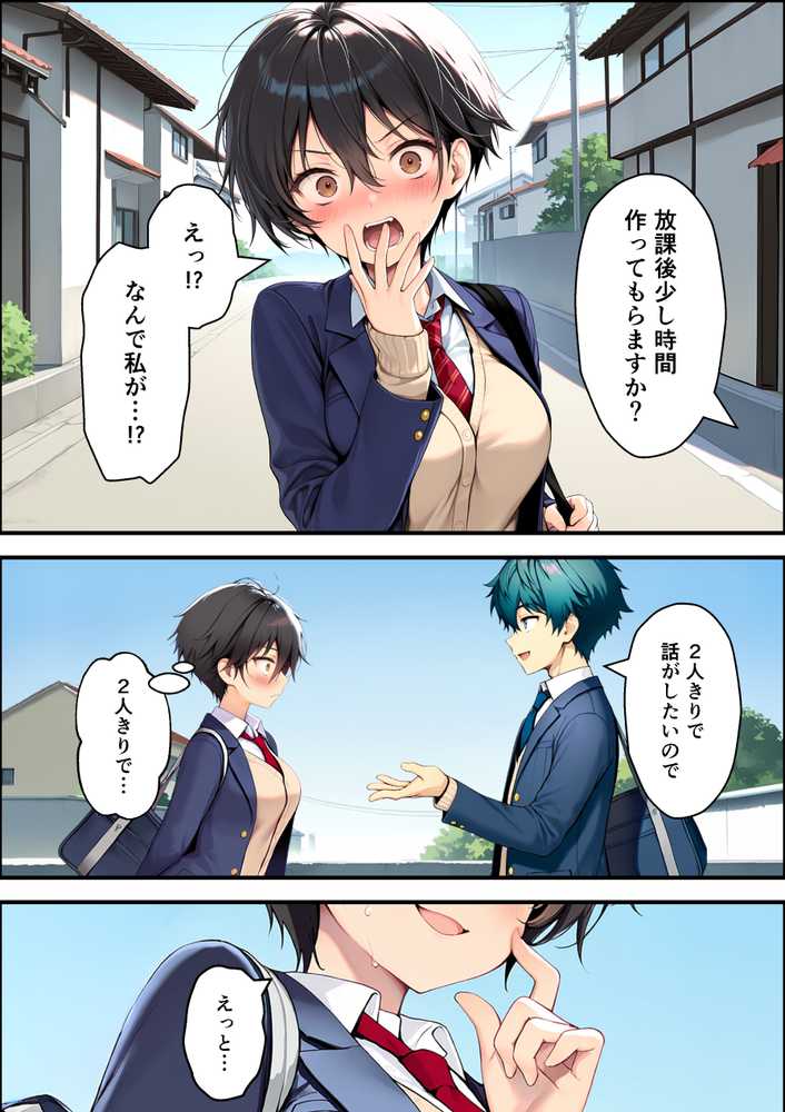 【RAWマンガ】目つきの悪いボーイッシュなTSカフェ店員さんはお願いしたら中出しセックスさせてくれる(チョロい)|悪魔ほろほろ (p30)