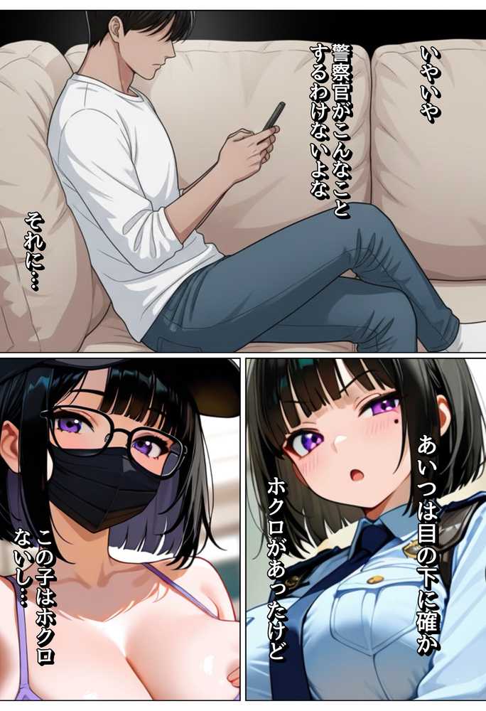 強気な裏アカ警察官、潮だくセックスで二か月後に分からされる話