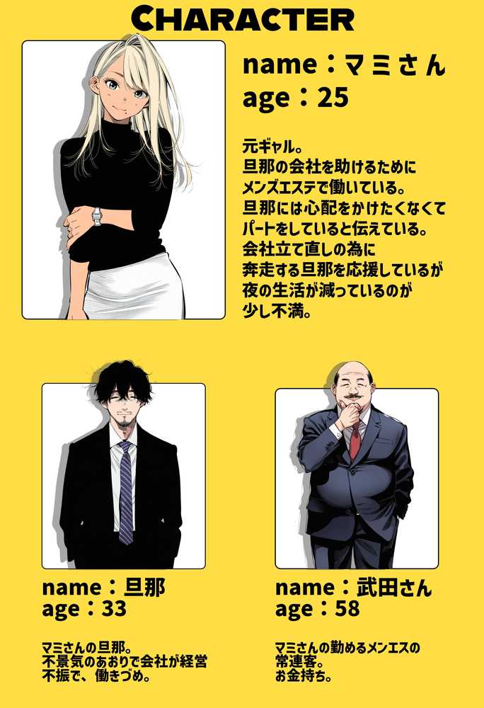 【RAWマンガ】人妻達の憂鬱 単話版(3) メンエス勤務の若妻マミさんの場合|AOI-Atelier (p1)