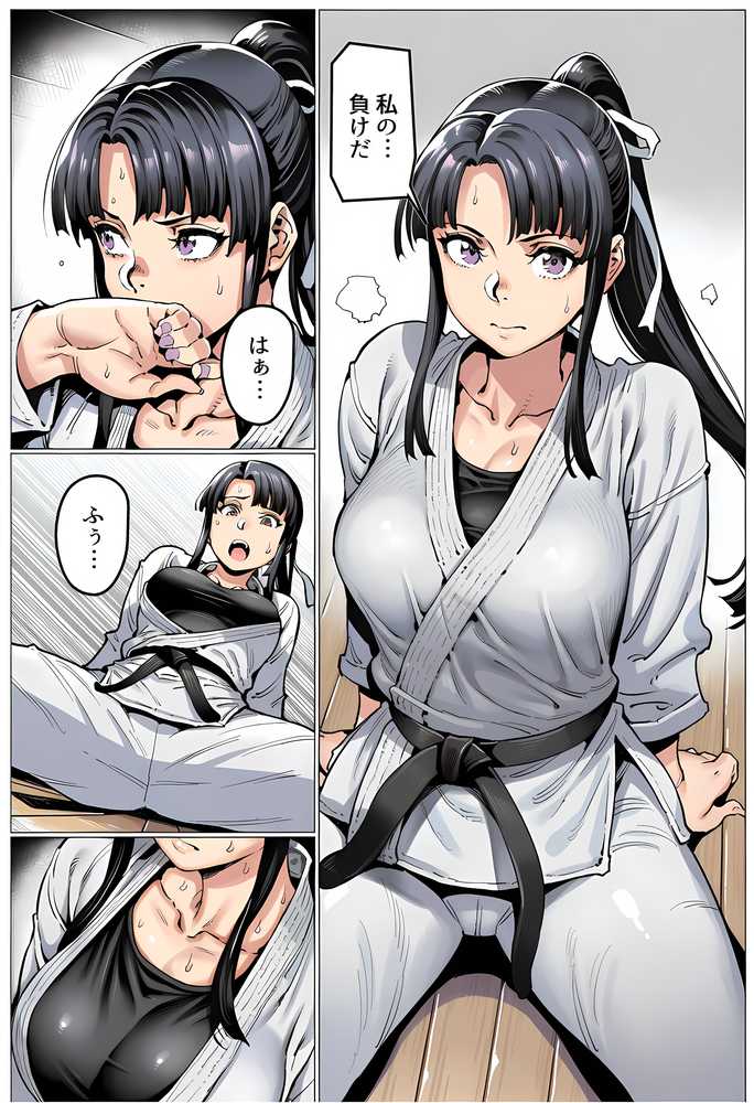 【RAWマンガ】ボクが好きな空手部の先輩が、クズ男に敗北してNTR快楽セックスされる話｜えたあなる (p27)