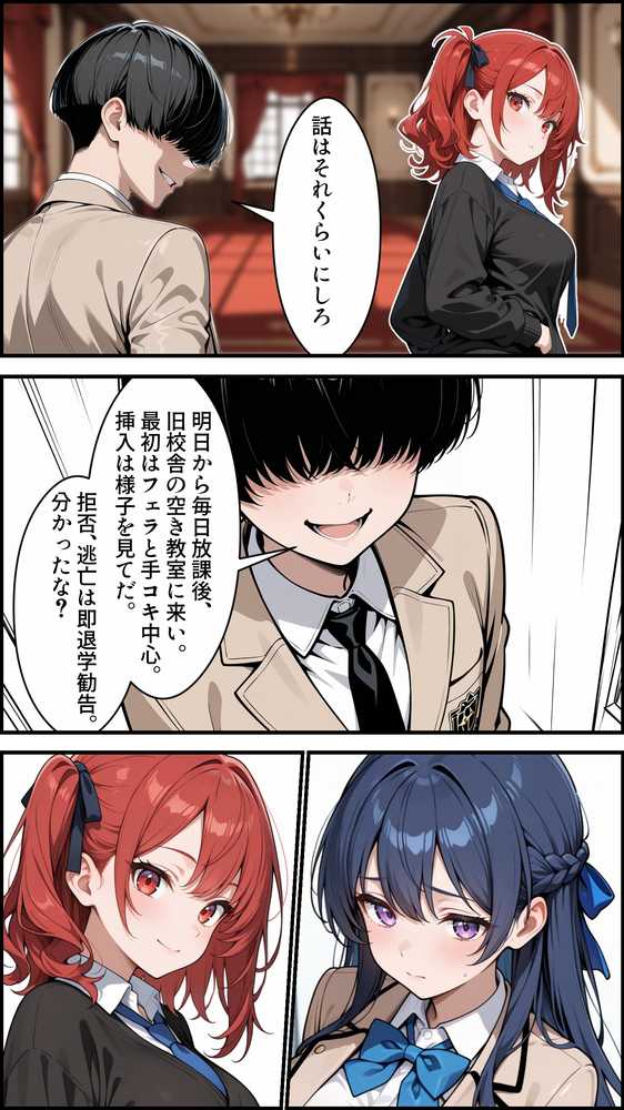 【RAWマンガ】憧れの生徒会長は性処理肉便器 〜完全無欠の生徒会長、性処理委員に堕ちる〜｜かにたま堂 (p12)