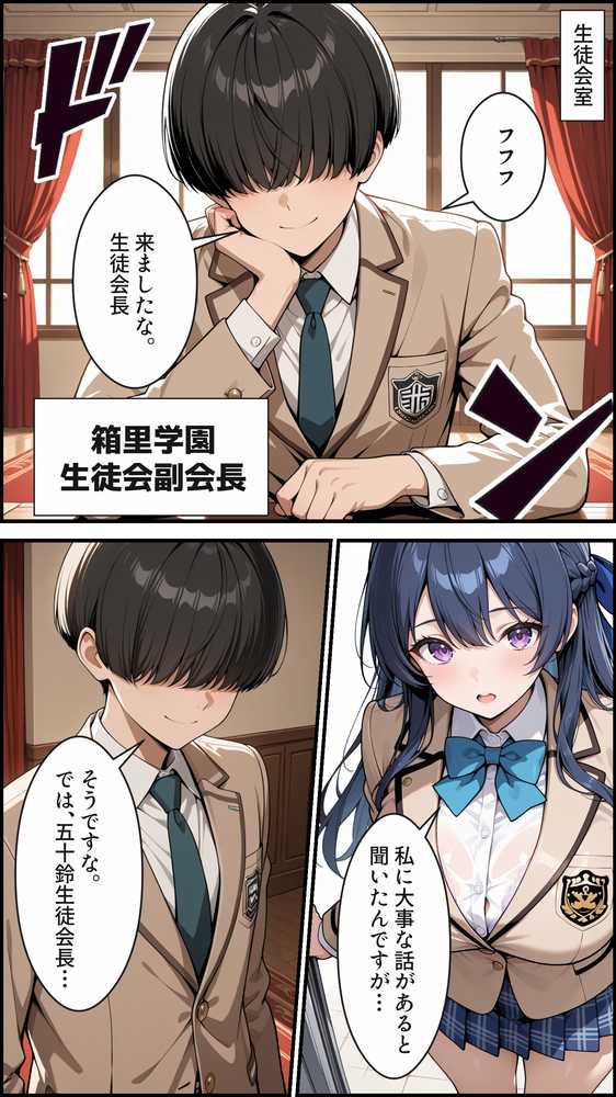 【RAWマンガ】憧れの生徒会長は性処理肉便器 〜完全無欠の生徒会長、性処理委員に堕ちる〜｜かにたま堂 (p4)