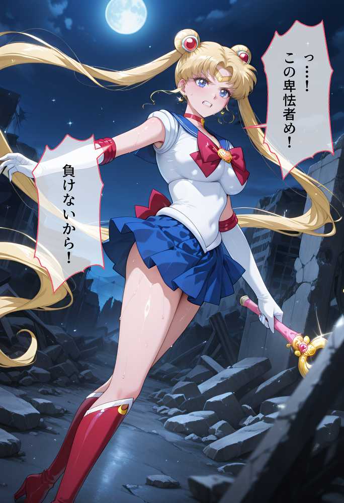 【RAWマンガ】悪魔に敗北〜快楽堕ちさせられた月の戦士編〜｜パラレルワールド (p4)