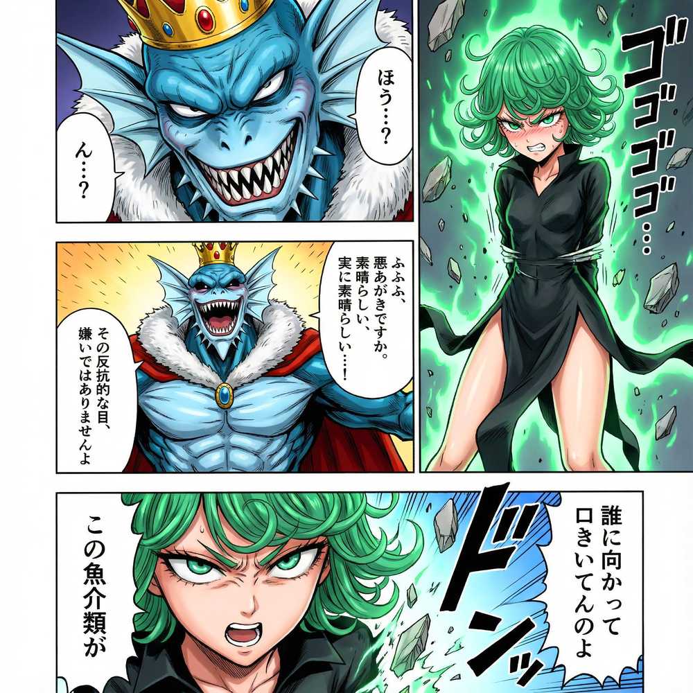 【RAWマンガ】デカマラ気質な深海王と美人姉妹 3P+αの孕ませ調教|はらませてよ (p12)