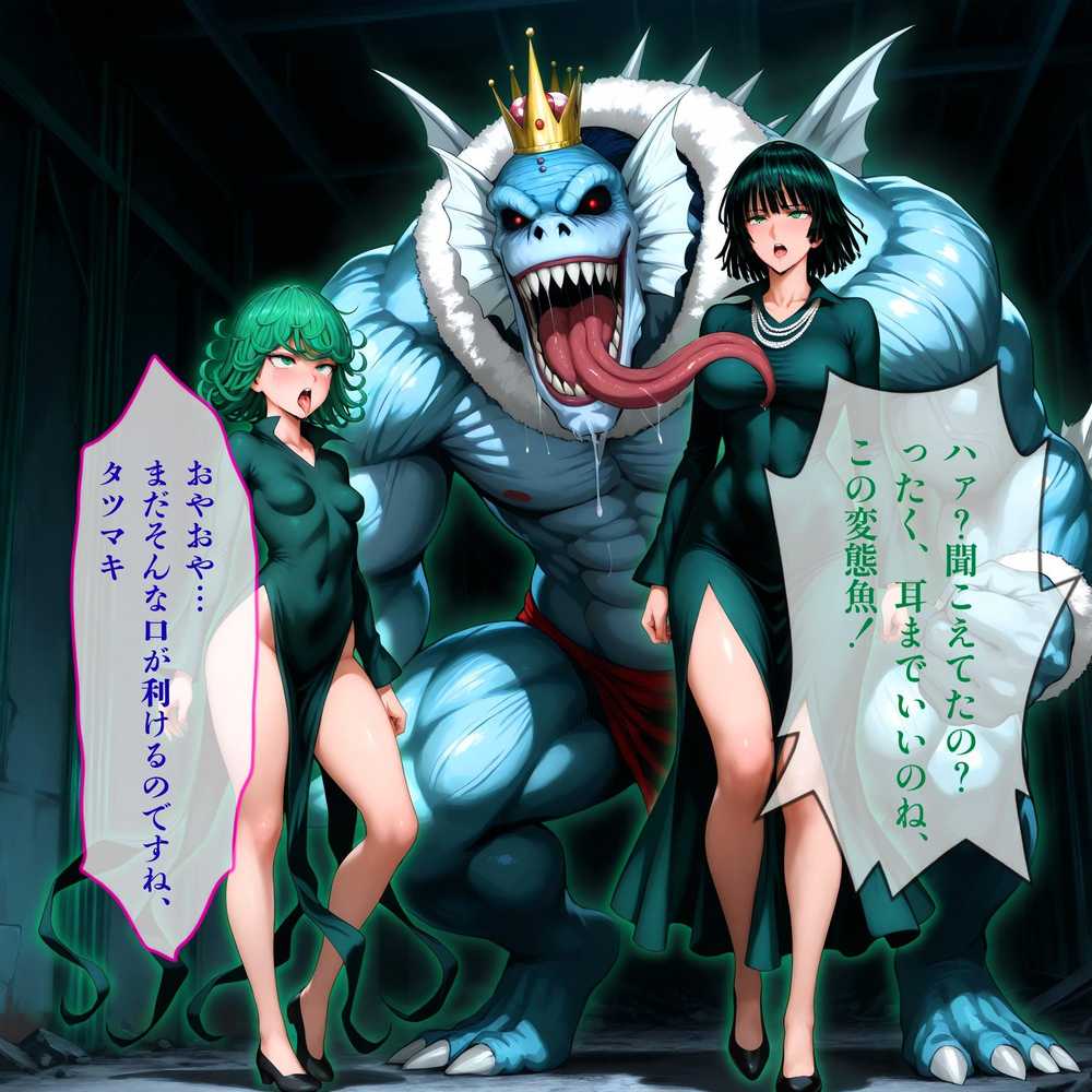 【RAWマンガ】デカマラ気質な深海王と美人姉妹 3P+αの孕ませ調教|はらませてよ (p21)