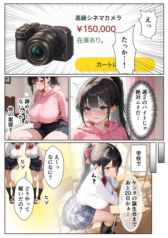 【RAWマンガ】Lカップ巨乳輪 爆乳な幼馴染が  逆◯漢パパ活に溺れて…寝取られるなんて…｜しこたま本舗 (p28)