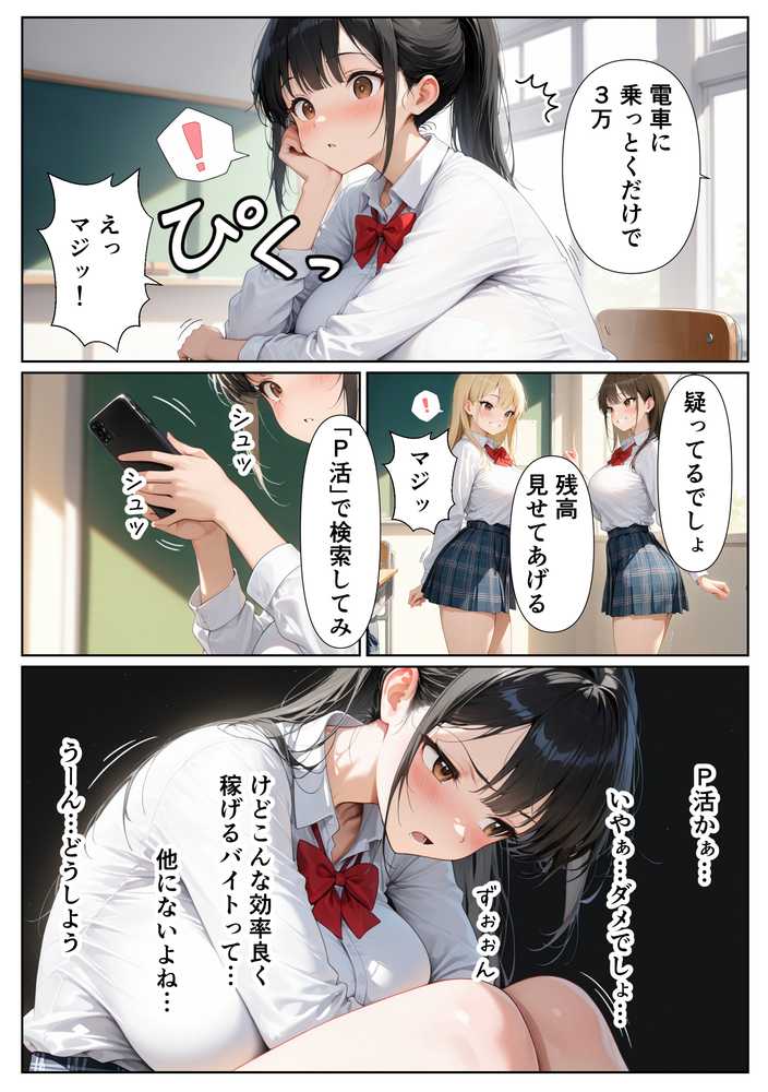 【RAWマンガ】Lカップ巨乳輪 爆乳な幼馴染が  逆◯漢パパ活に溺れて…寝取られるなんて…｜しこたま本舗 (p29)