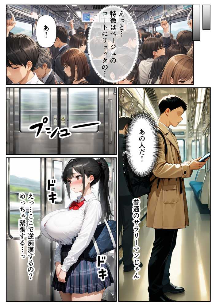 【RAWマンガ】Lカップ巨乳輪 爆乳な幼馴染が  逆◯漢パパ活に溺れて…寝取られるなんて…｜しこたま本舗 (p4)