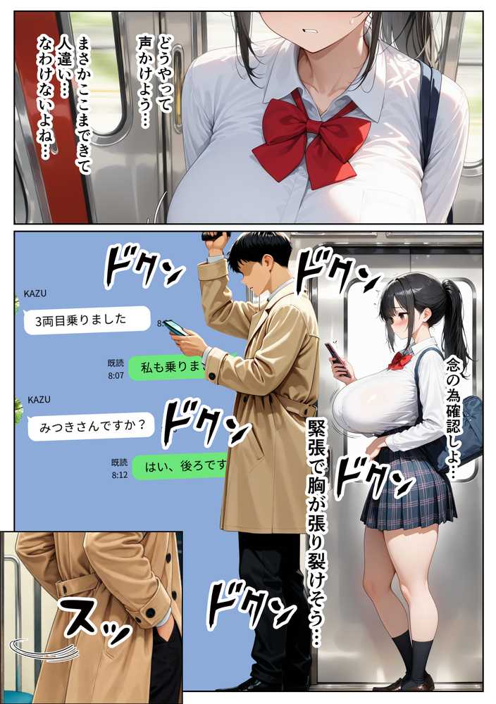 【RAWマンガ】Lカップ巨乳輪 爆乳な幼馴染が  逆◯漢パパ活に溺れて…寝取られるなんて…｜しこたま本舗 (p5)