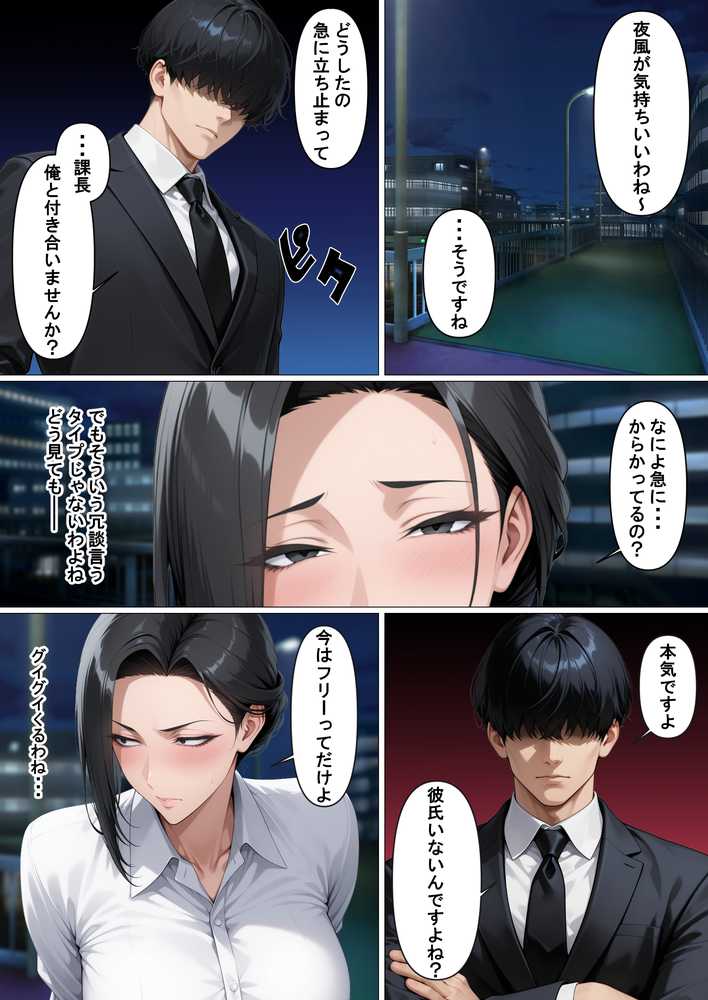 あべこべ調教  ドSなバリキャリ女上司（32）の秘密を暴いたら負けたがりのマゾメスだったので立場逆転しちゃった件