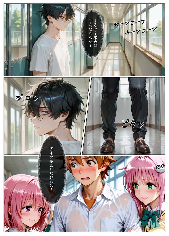 【RAWマンガ】奪われた発明装置でまんまと肉便器にされる美人姉妹｜アシタノトビラ (p8)