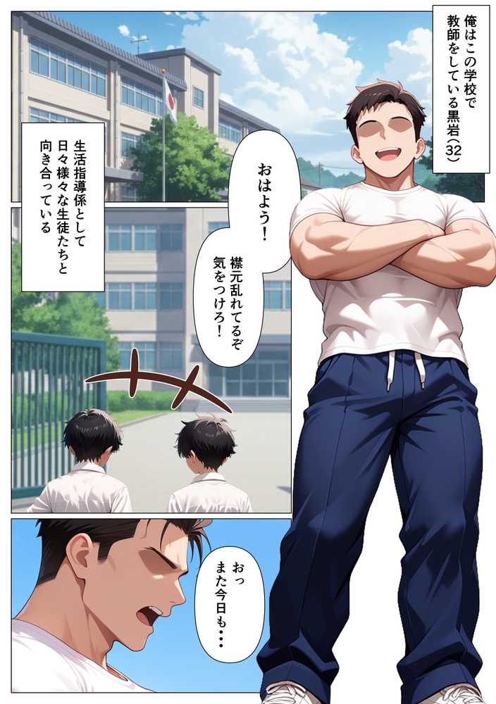 【RAWマンガ】指導部屋は問題児エロかわギャルとのイチャラブ部屋になりました｜かのん絵師 (p2)