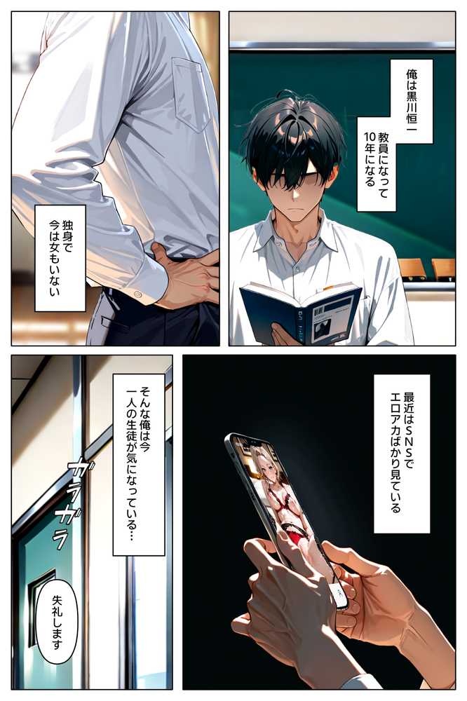 【RAWマンガ】裏アカがバレて絶望する教え子を脅迫し、俺の性奴●にする話｜欲望の花園 (p12)