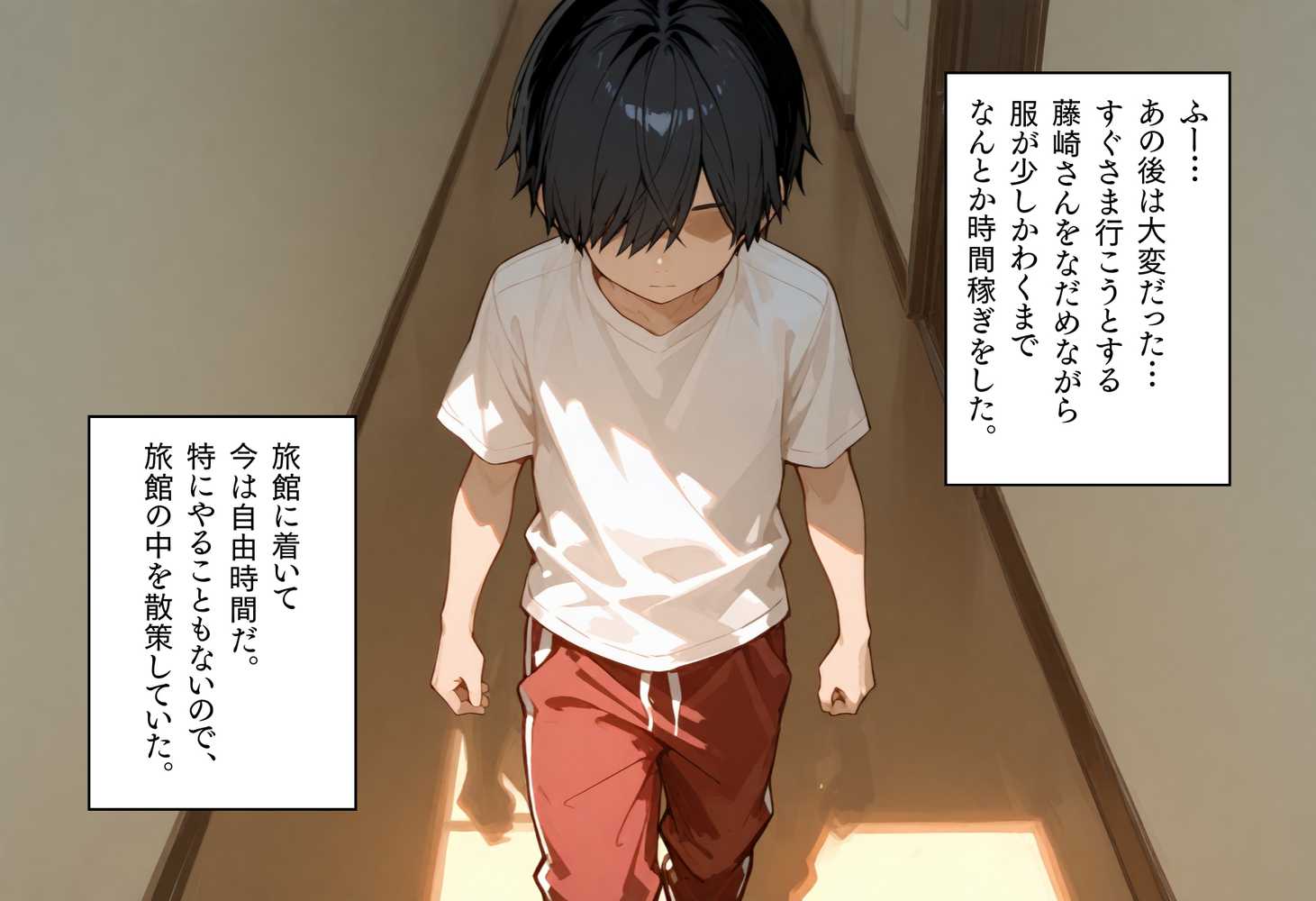 【RAWマンガ】修学旅行2―好きだった一軍ギャルに、女子部屋に誘われ迫られた話。｜ぱんなっつ (p41)