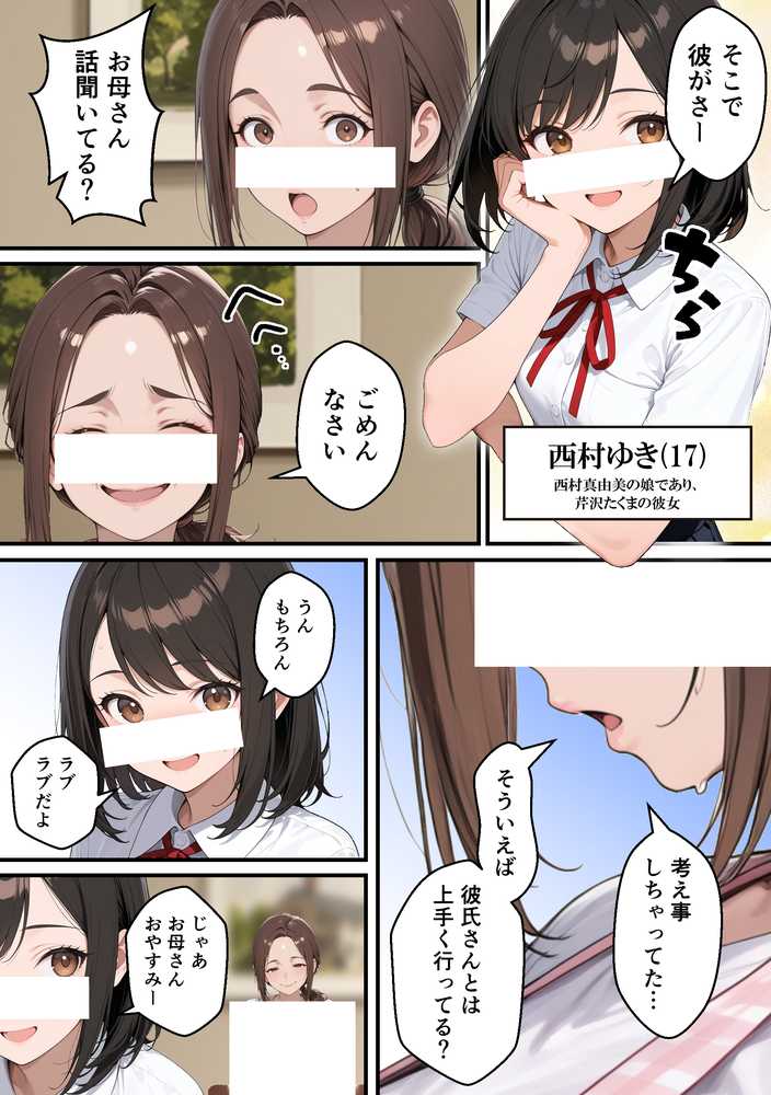 【RAWマンガ】元コスプレイヤーの母親が娘の彼氏と10年ぶりの禁断セックス｜むらむら出版 (p6)