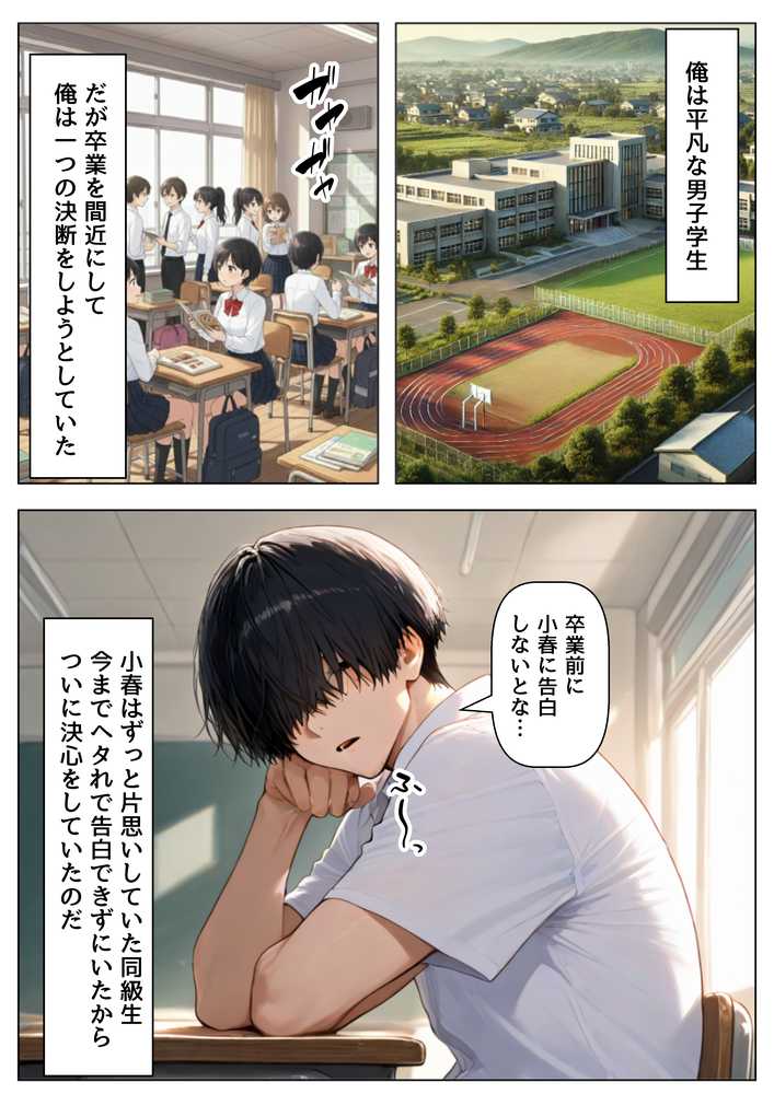 【RAWマンガ】片思いの幼馴染は俺が何度タイムリープしても、非処女になる件|【制服&アニメ】大好き商店(byハマダ殿下) (p1)