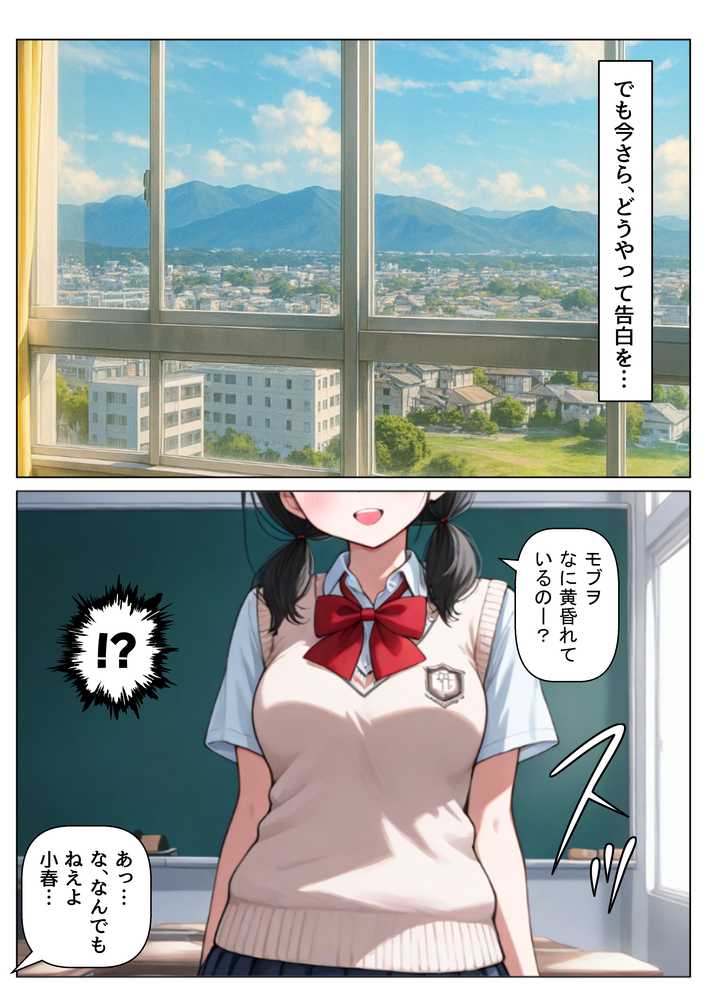 【RAWマンガ】片思いの幼馴染は俺が何度タイムリープしても、非処女になる件|【制服&アニメ】大好き商店(byハマダ殿下) (p2)