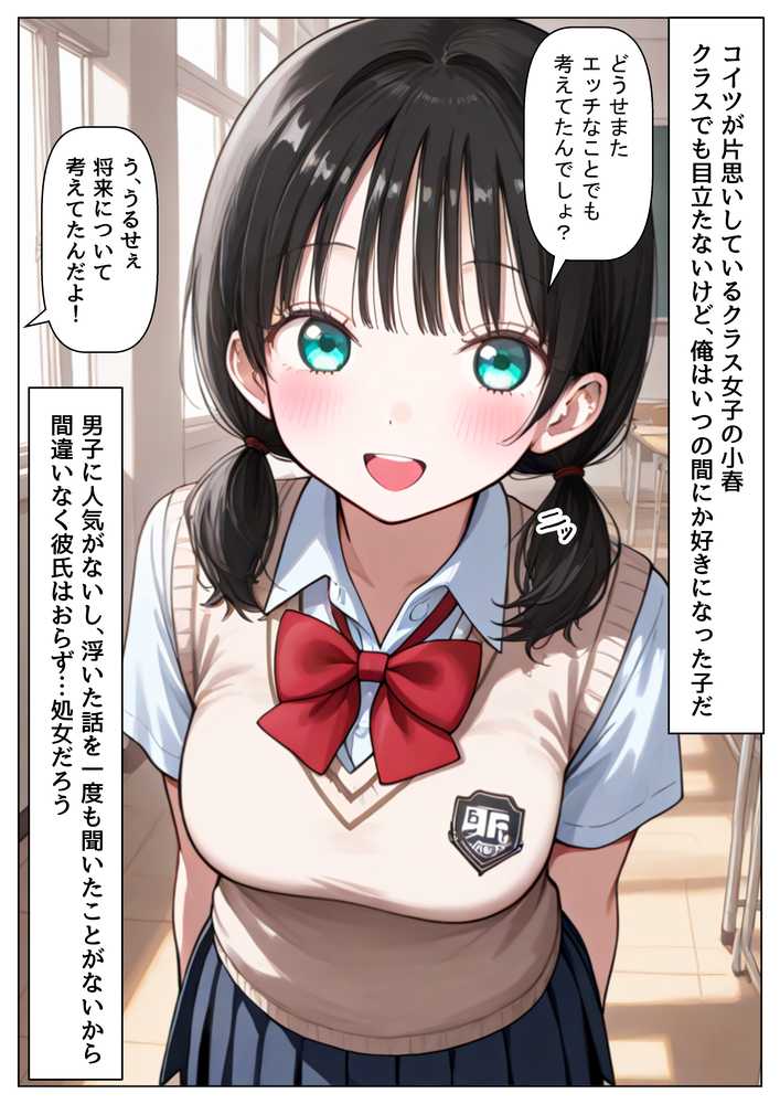 【RAWマンガ】片思いの幼馴染は俺が何度タイムリープしても、非処女になる件|【制服&アニメ】大好き商店(byハマダ殿下) (p3)