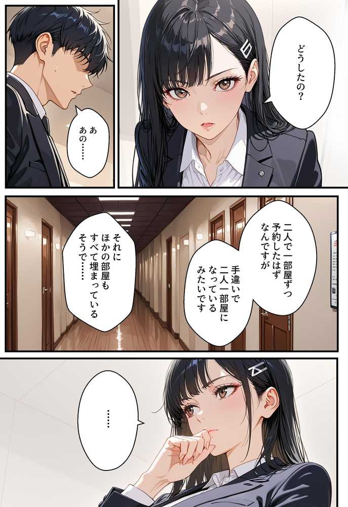 【RAWマンガ】憧れの先輩との出張で相部屋になったので、エッチすることになった話｜アクロエ (p8)