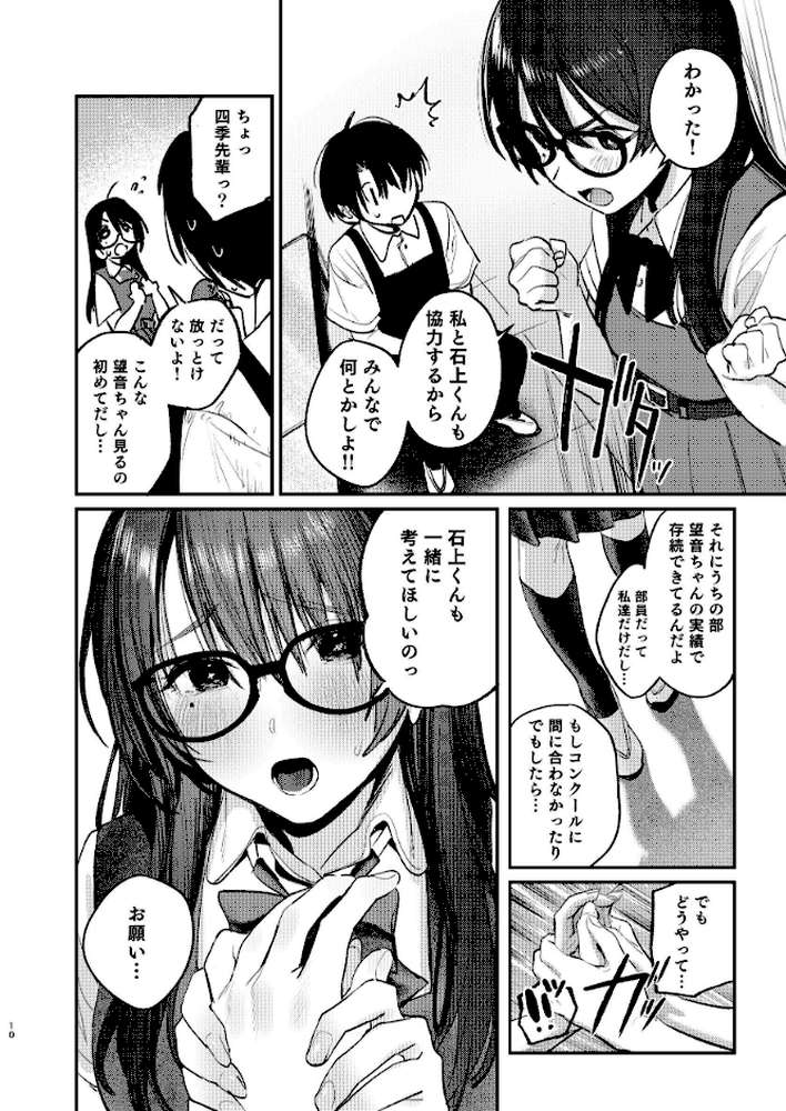 【RAWマンガ】美術部ハーレム活動日誌 〜先輩のスランプ解消に協力したら、勢いで3Pすることになった話〜【棒消し修正版】｜桃雲 (p8)