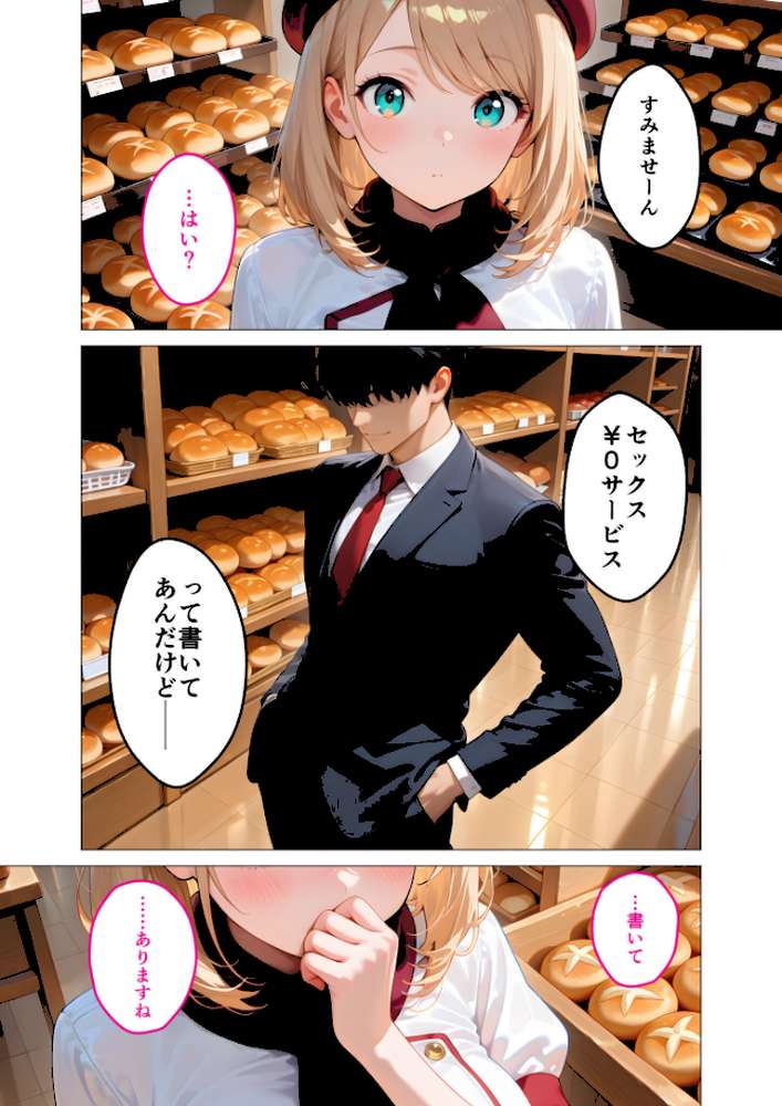 【RAWマンガ】当店限定!セックス¥0サービス 〜ひたむきパン屋さんの流されえっち〜 モザイク版|ラビットフット (p7)