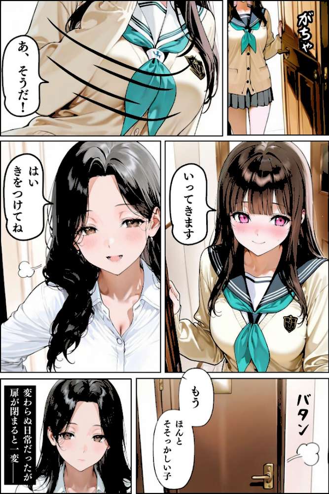 【RAWマンガ】隣人種付け〜母の次は娘も アクメ管理で迎える絶頂〜 モザイク版｜ワーテルLab あいラビ (p7)